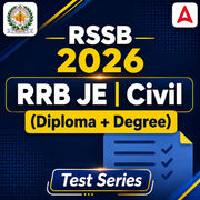 RSSB JE (Civil) 2026 Mock Test