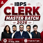 IBPS Clerk Master Batch 2026 | Online Live Classes by Adda 247