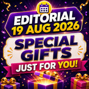 EDITORIAL - 19-AUG-2026 SPECIAL GIFTS