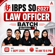 IBPS SO 2027 | LAW Officer Batch | Online Live Classes by Adda 247