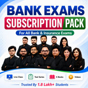 BANK EXAMS SUBSCRIPTION PACK FOR SBI, IBPS & RRB
