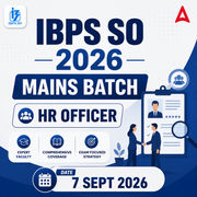 IBPS SO 2026 | HR Officer Mains Batch | Online Live Classes by Adda 247