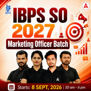 IBPS SO 2027 | Marketing Officer Batch | Online Live Classes by Adda 247