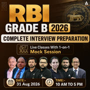 RBI GRADE B 2026 | Complete Interview Preparation | Live Classes With 1-on-1 Mock Session | Online Live Classes by Adda 247