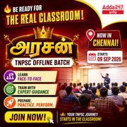 அரசன் - TNPSC Group 1, 2/2A & 4 Prelims Offline Foundation Batch 2026 | Online Live Classes by Adda 247