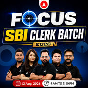 Focus SBI Clerk Batch 2026 | Online Live Classes by Adda 247