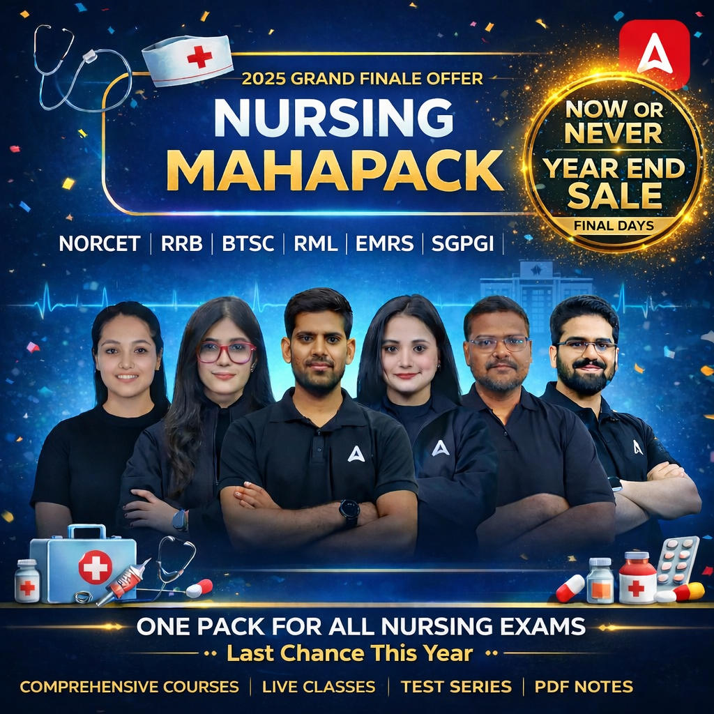 Nursing Maha Pack: RRB, NORCET, SGPGI, BTSC, KGMU & More – One Pack, Full Selection Preparation