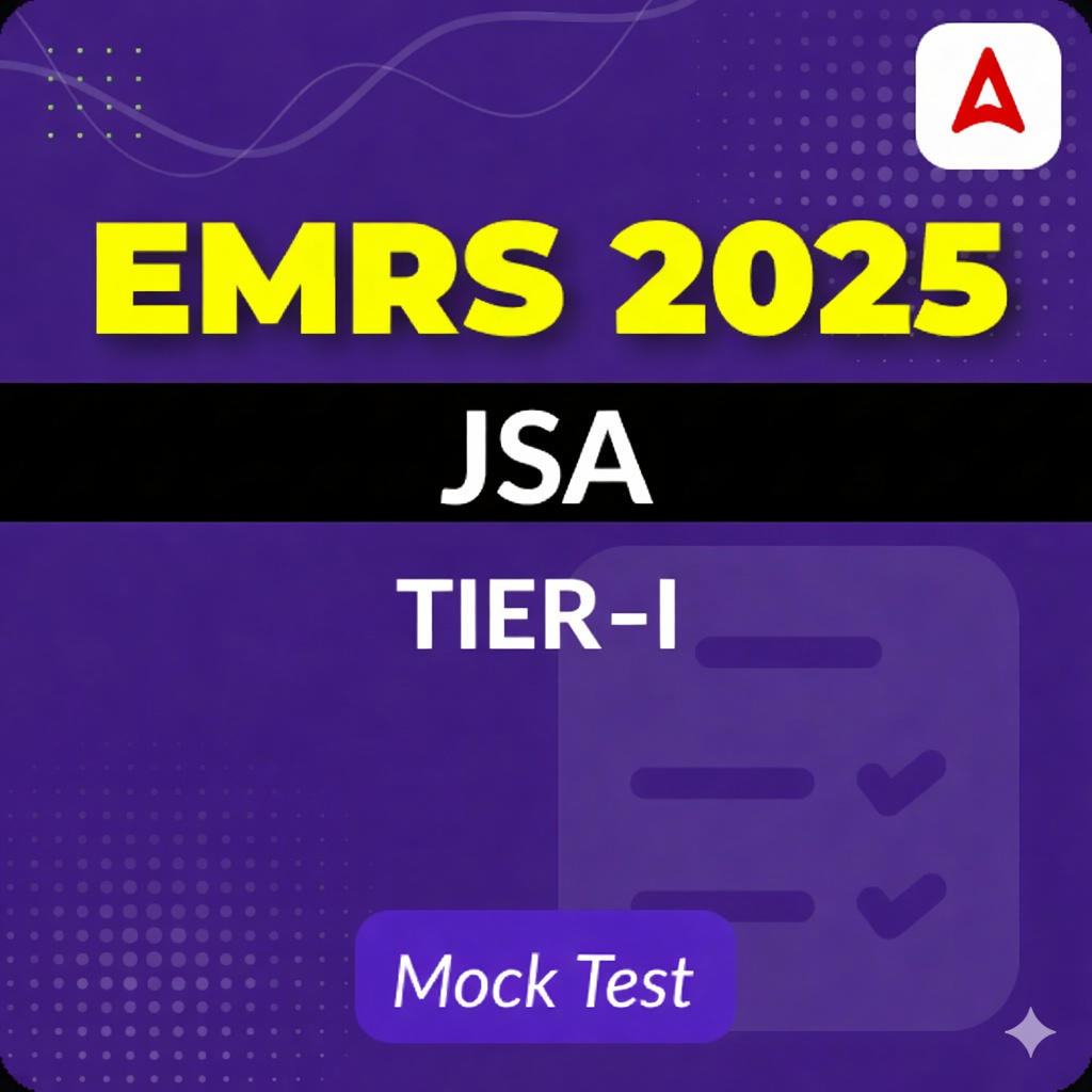 EMRS Junior Secretariat Assistant 2025 Mock Test