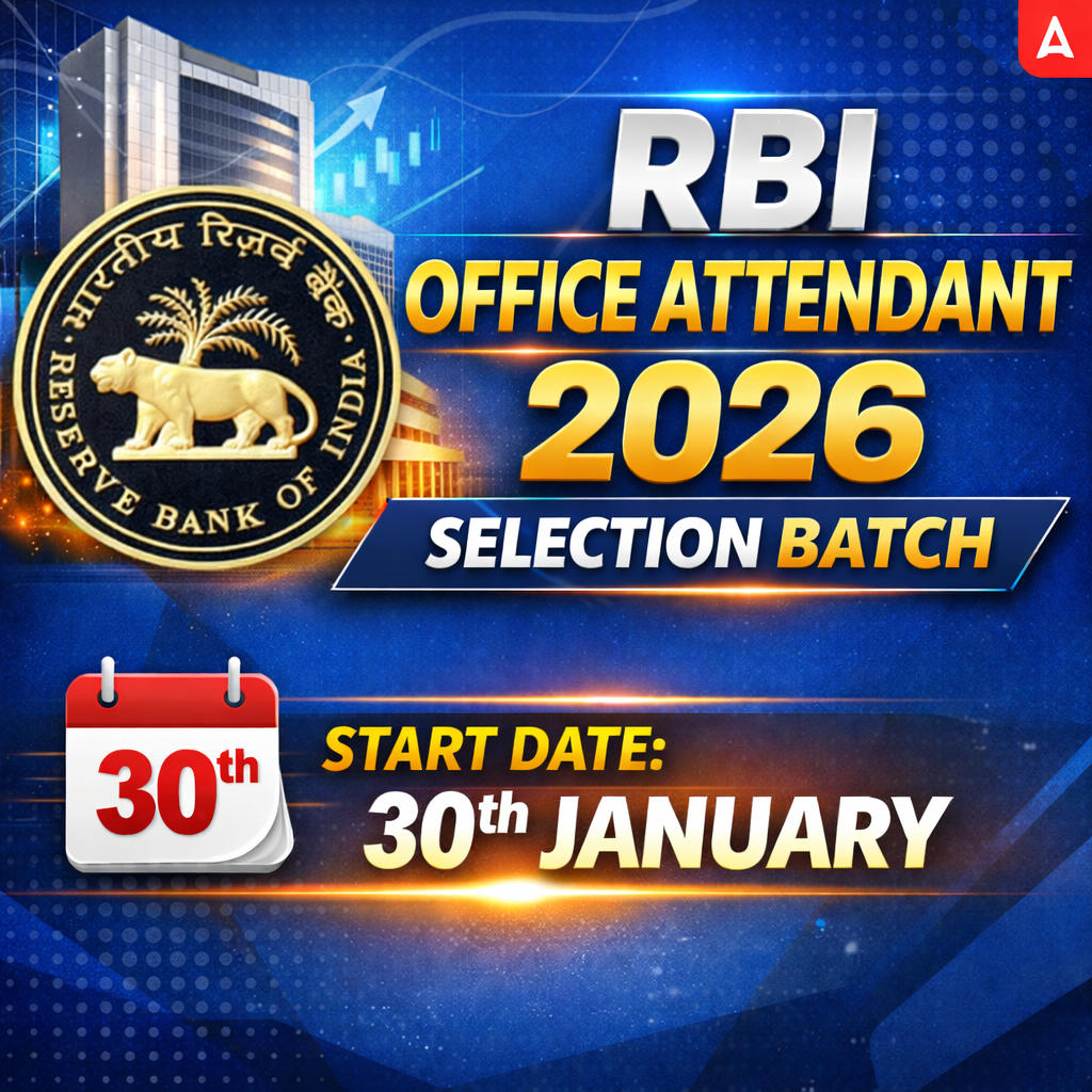 RBI OFFICE ATTENDANT 2026 | Selection Batch | Online Live Classes by Adda247