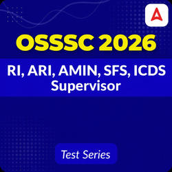 OSSSC RI, ARI, AMIN, SFS, ICDS Supervisor 2026 Mock Test