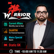 Warrior Pro Batch for Financial Awareness, Current Affairs and Static GK For 2026-27 | Online Live Classes by Adda 247