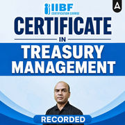 Certificate in Treasury Management | IIBF Certification Course | Video Course by Adda 247