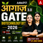 आगाज़ 3.0 | GATE Biotechnology (BT) 2026 | Online Live +Recorded Classes by Adda 247