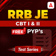 RRB JE (CBT I & II) PYP Mock Test (Free)