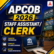 APCOB Staff Assistant 2026 Mock Test Series