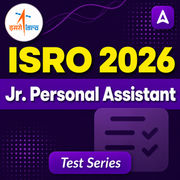 ISRO Jr. Personal Assistant (JPA) 2026 Mock Test