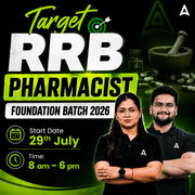 Target-RRB Pharmacist Foundation Batch 2026 Online Live Classes by Adda247