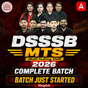 DSSSB MTS (Multi-Tasking Staff) 2026 Complete Batch with eBook and Test Series | Hinglish | Online Live Classes by Adda 247