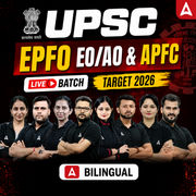 UPSC UPSC EPFO EO/AO & APFC | Live Batch | Target 2026 | Online Live Classes by Adda 247