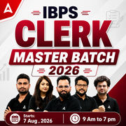 IBPS Clerk Master Batch 2026 | Online Live Classes by Adda 247