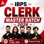 IBPS Clerk Master Batch 2026 | Online Live Classes by Adda 247