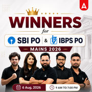 Winners for SBI PO & IBPS PO Mains 2026 | Online Live Classes by Adda 247