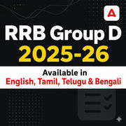 RRB Group D 2025-26 Mock Tests (Bengali, Telugu, Tamil & English)