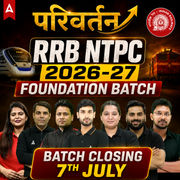RRB NTPC 2026 - 27 परिवर्तन- Parivartan - Foundation Batch with Test Series and eBook | Hinglish | Online Live Classes By Adda247