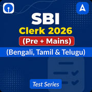 SBI Clerk 2026 Mock Test (Bengali, Tamil & Telugu)