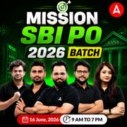 MISSION SBI PO 2026 BATCH | Online Live Classes by Adda 247