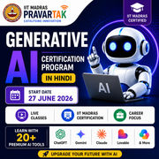 IIT Madras Pravartak Generative AI Certification Program (Hindi) | Live Online Classes by Career247, Powered by Adda247