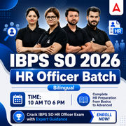 IBPS SO 2026 | HR Officer Batch | Online Live Classes by Adda 247