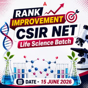 RANK IMPROVEMENT CSIR NET LIFE SCIENCE BATCH | BY ADDA247