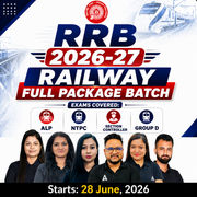 RRB 2026-27 | Full Package Batch | NTPC, ALP, Group D, Technician, Section Controller | Online Live Classes by Adda 247