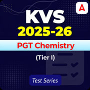 KVS PGT Chemistry (Tier I) Mock Test 2025-2026