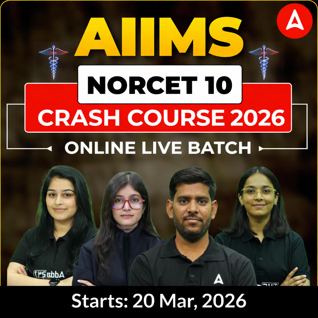 AIIMS NORCET 10 Crash Course 2026 Online Live Batch by Adda247