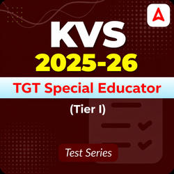 KVS TGT Special Educator (Tier I) Mock Test 2025-2026