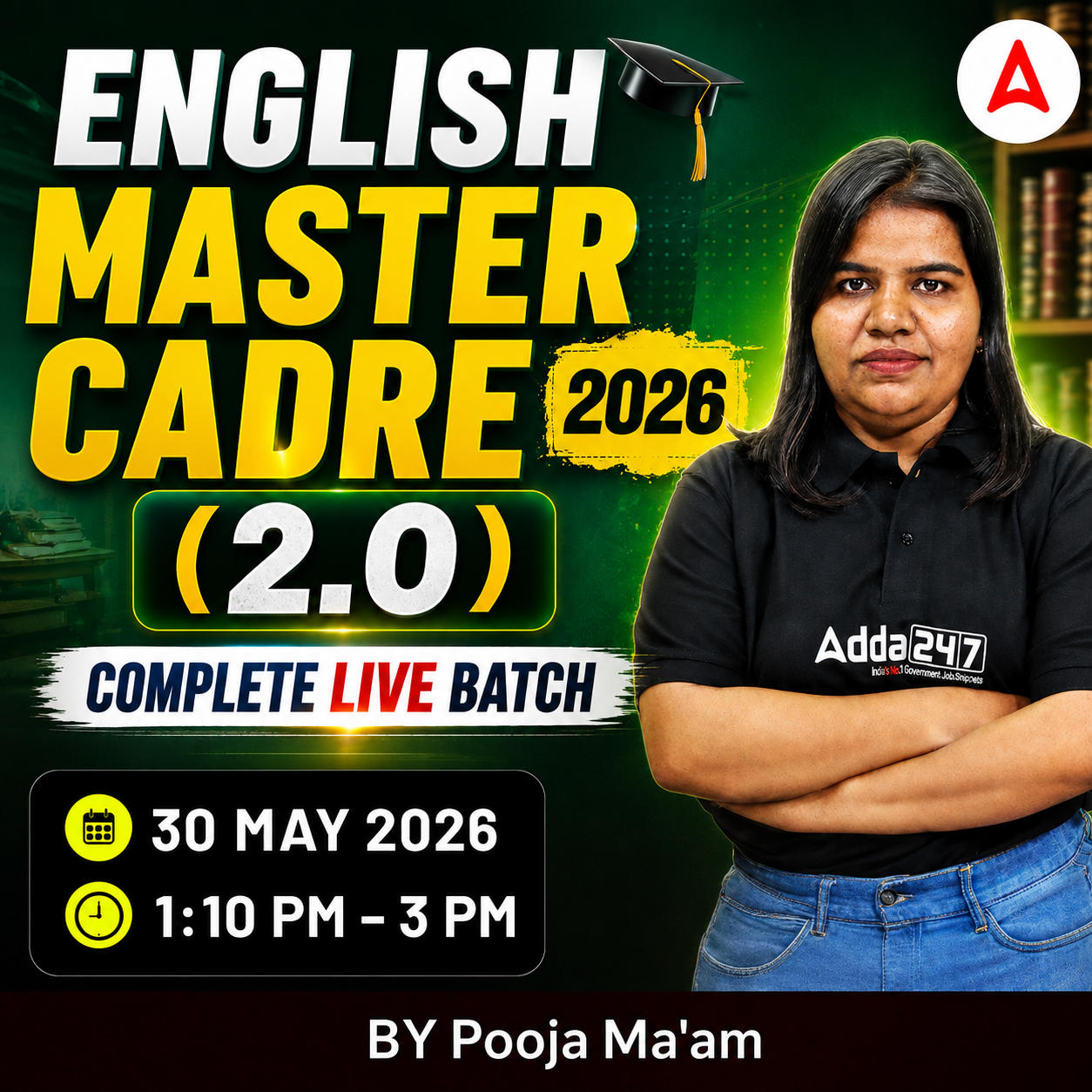 English MASTER CADRE 2026 (2.0 ) Complete Live Batch | Bilingual | Online Live Classes by Adda 247