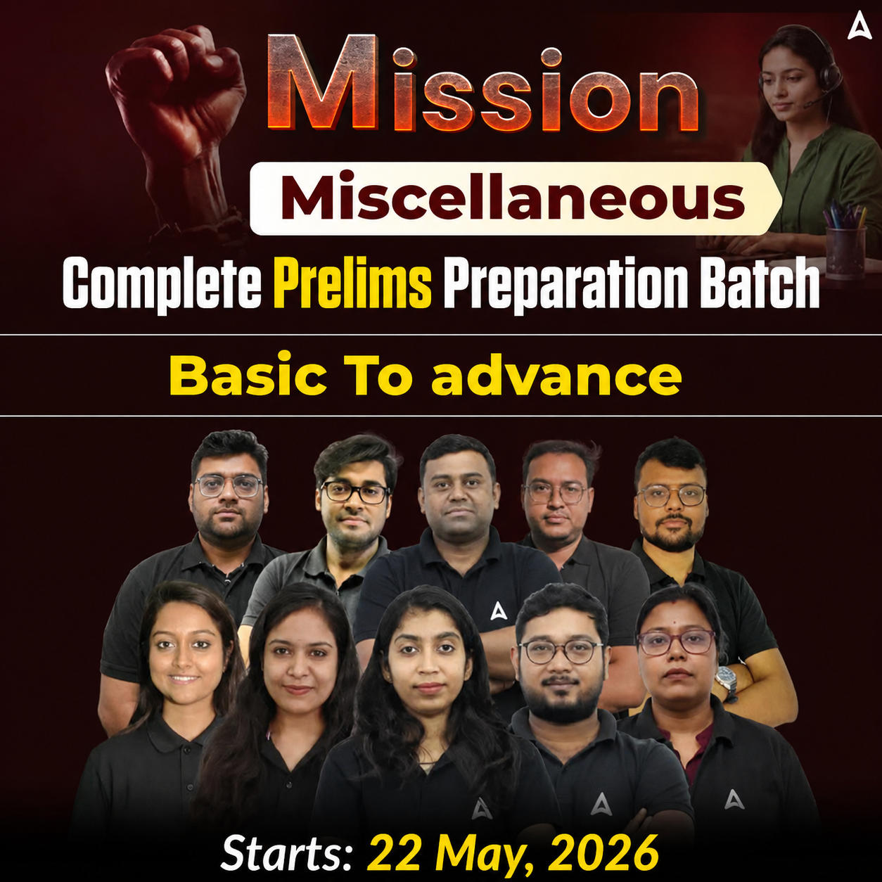 Mission Miscellaneous | Complete Prelims Preparation Batch | Online Live Classes by Adda 247
