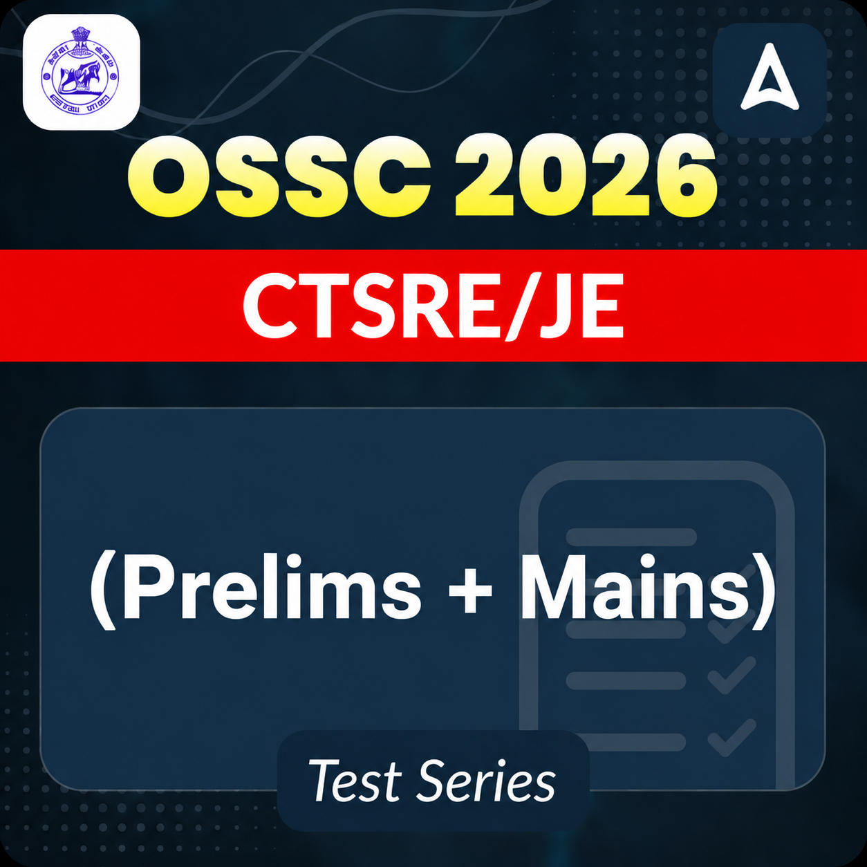 OSSC JE (Pre+Mains) 2026 Mock Test