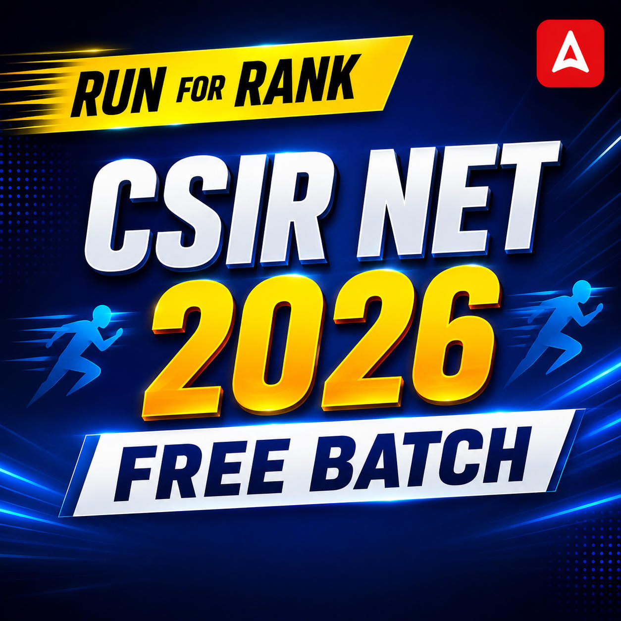 RUN FOR RANK I CSIR NET 2026 FREE BATCH |  BY ADDA 247