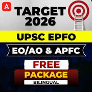 UPSC EPFO EO/AO | APFC | FREE PACKAGE 2026 | Online Live Classes by Adda 247