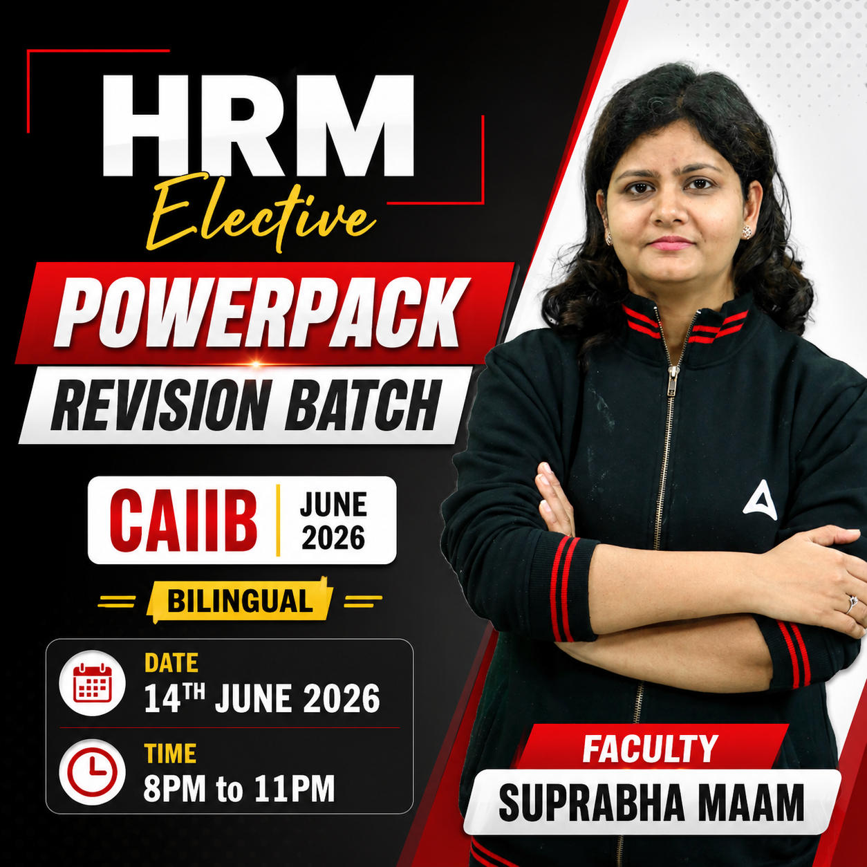 HRM Elective | Powerpack Revision Batch | CAIIB june 2026 | Bilingual | Online Live Classes by Adda 247