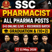 SSC Pharmacist Foundation Batch 2026 ALL PHARMA POSTS | Graduation & (10+12) | Online Live Classes by Adda 247