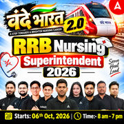 वंदे भारत 2.0 RRB Nursing Superintendent 2026 Online Live Classes by Adda247