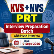 KVS + NVS | PRT Interview Preparation Batch (with Mock Interviews) | Live + Recorded Classes by Adda247