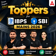 Toppers for IBPS & SBI Mains 2026 | Live + Recorded