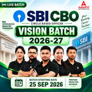 SBI CBO VISION 2026-27 | LIVE BATCH | BILINGUAL | Online Live Classes by Adda 247