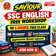 SAVIOUR  SSC ENGLISH FREE WORKSHOP I  5 HOURS FREE CLASS | Online Live Classes by Adda 247
