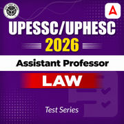 UPESSC/UPHESC Assistant Professor Law 2026 Mock Test